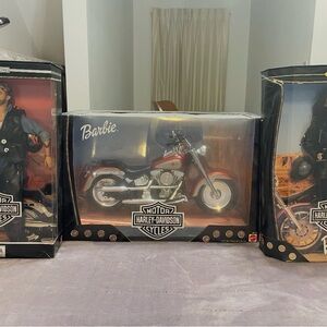 BARBIE/HD MOTORCYCLE/KEN Set